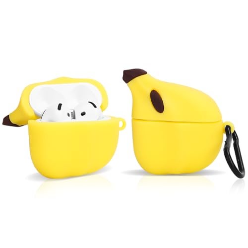XMBYGY غطاء لطيف لـ AirPods الجيل الرابع، لسماعات AirPods اللاسلكية، غطاء شحن سيليكون كرتوني مقاوم للصدمات مع حلقة تعليق للرجال والنساء والمراهقين - Image 4