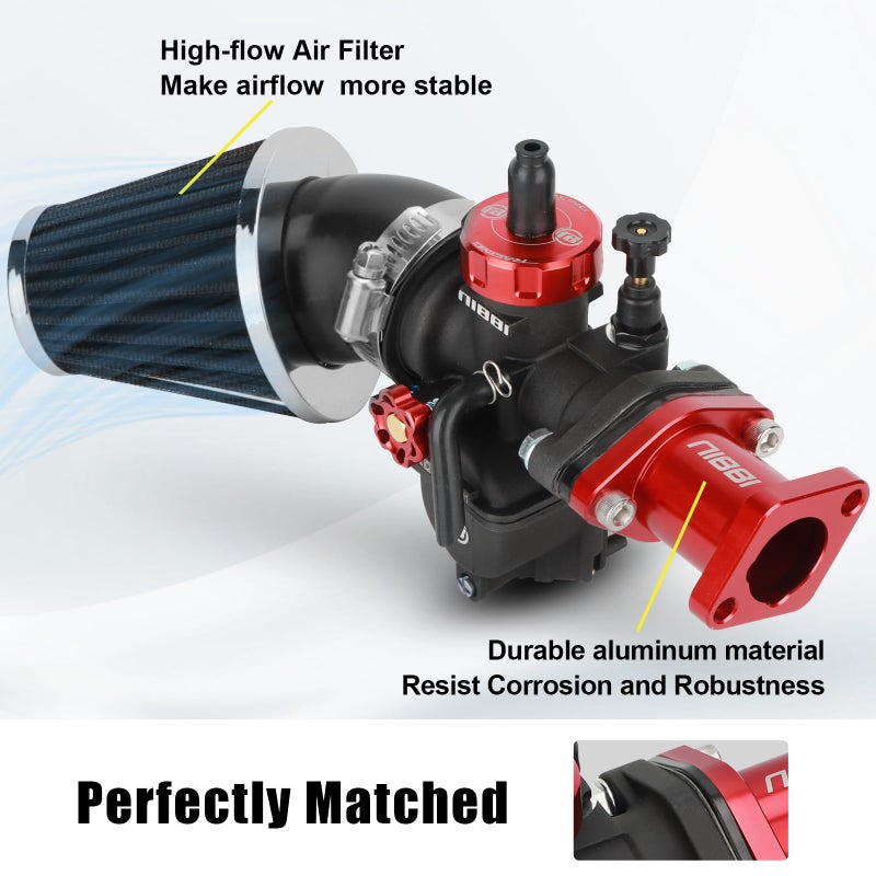 NIBBI 24mm Carburetor Performance Carb for Predator 212cc 196cc 224cc Engine Mini Bike Go Kart - Image 5