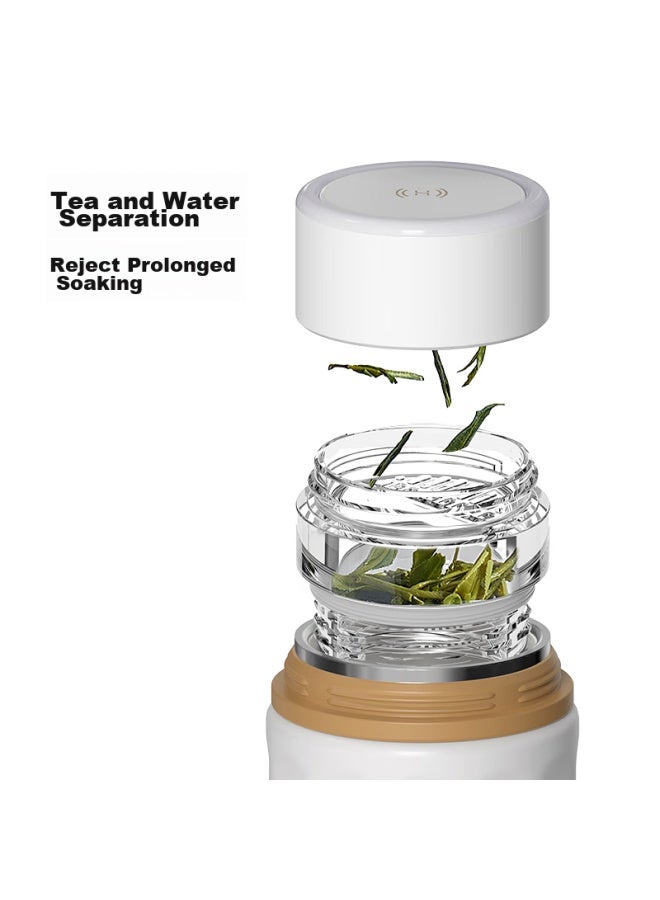 Huawei Smart Selection Haers Intelligent Tea Infuser Cup, Tea-water Separation Cup, Titanium-coated Insulated Cup, 450ml Water Bottle, Birthday Gift For Men And Women - Image 4