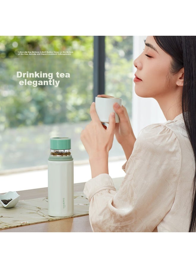 Huawei Smart Selection Haers Intelligent Tea Infuser Cup, Tea-water Separation Cup, Titanium-coated Insulated Cup, 450ml Water Bottle, Birthday Gift For Men And Women - Image 5