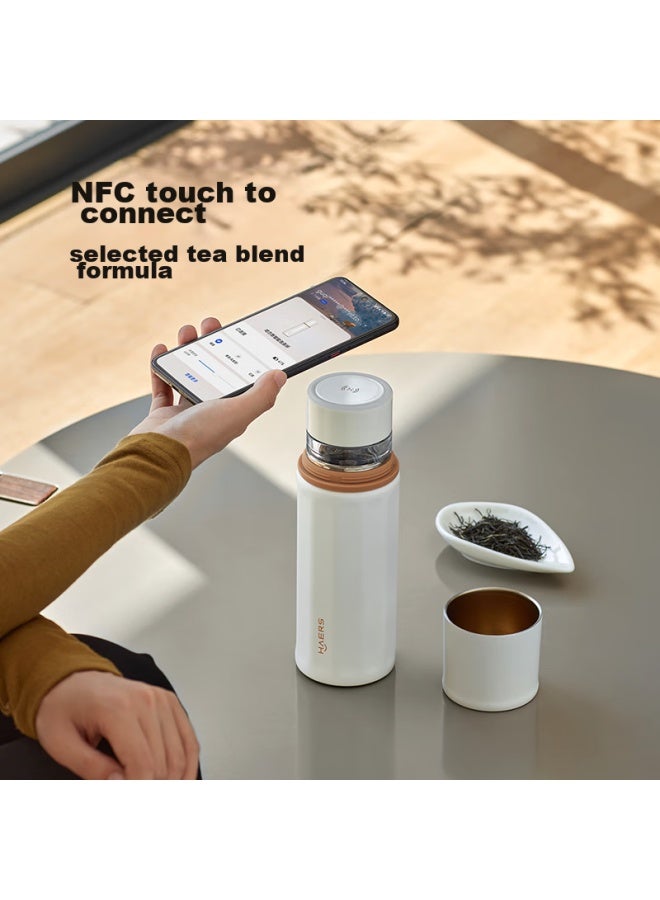 Huawei Smart Selection Haers Intelligent Tea Infuser Cup, Tea-water Separation Cup, Titanium-coated Insulated Cup, 450ml Water Bottle, Birthday Gift For Men And Women - Image 1
