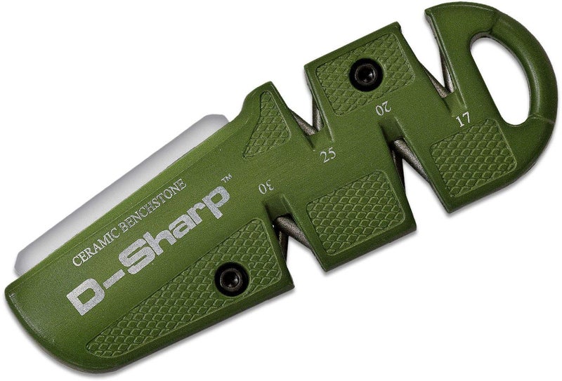 Lansky D-SHARP Diamond Pull Through Quad Angle Knife Sharpener, Green (DSHARP) - Image 1