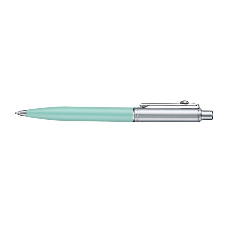 Sheaffer Sentinel Eip E321 Green Matte Finish Ballpoint Pen With Chrome-Plated Trims And Heart-Shaped Clip Emblem - Image 2
