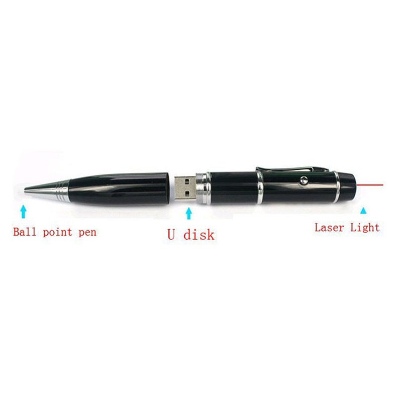 Ballpoint Pen Usb Disk Infrared Laser Usb Disk 3 In One Personality Diy Engraving Usb Disk Portable Business Meeting Gift 64Gb - Image 4