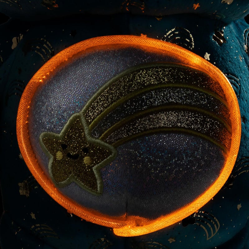 Basic Fun Care Bears 35 cm Luminous Belly Plush - Wish Bear - Soft Environmentally Friendly Toy with Illuminated Belly Badge - Comfortable Collectable Item for Children and Fans - Image 4