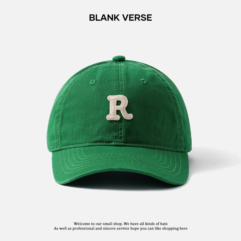 Baseball Cap Women''s Spring Duck Tonge Hat Wide Brim Big Face Showing Face Small 2025 New Big Head Circumference Extra-Large Deepened Hard Top - Image 1