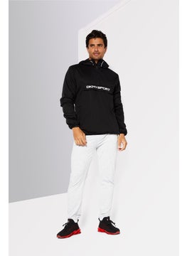 DKNY Sport Men Sportswear Fit Full Zip Training Jacket, Black  - Image 4
