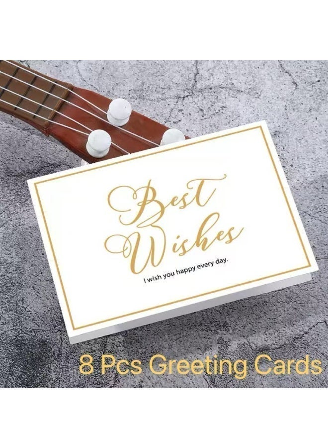 8 Pcs Gift Bags Favor Bags,with Bow Ribbon and Greeting Cards,Waterproof Colorful Paper Gift Bags, for BabyShower, Birthday, Wedding, Party, Festival,Holiday(8 Colors) - Image 5