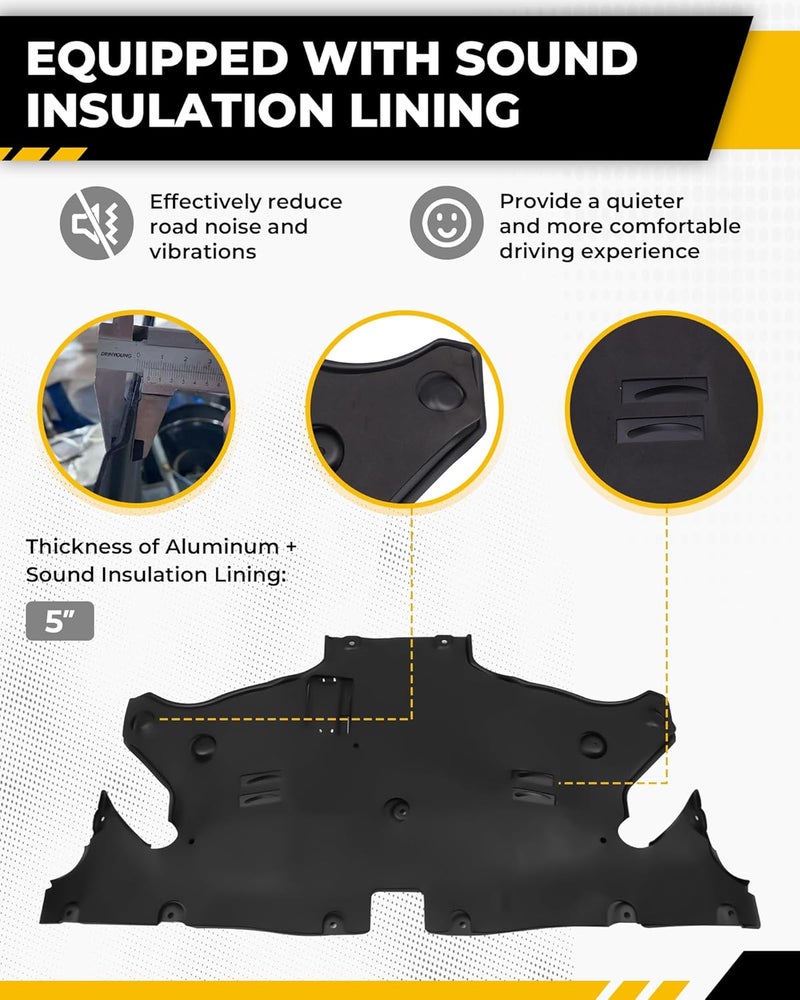 EZREXPM Rear Skid Plate for Tesla Model 3 (2017-2025) & Model Y (2020-2024) - Image 5