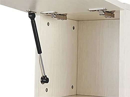 12 Inch Hydraulics Gas Spring Bed Shoker Stay Strut Pneumatic Lift Support Cabinet Hinges for 35 KGs Load Capacity Black Pack of 2  - Image 5