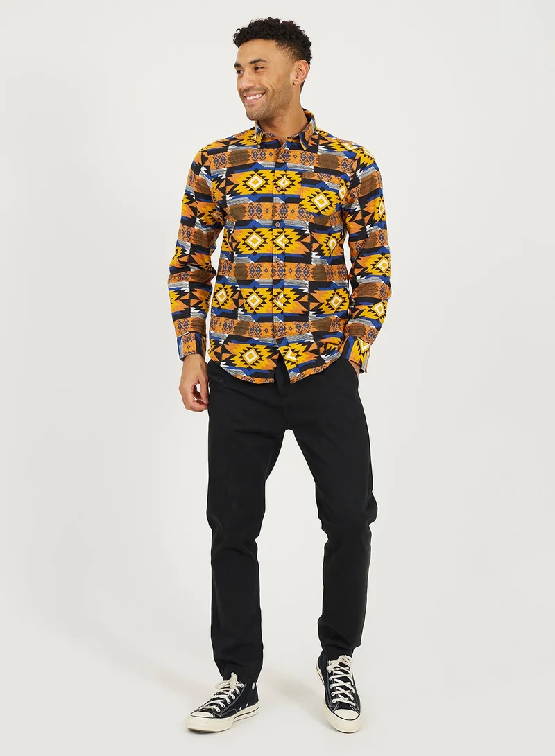 BRAVE SOUL Patterned Shirt