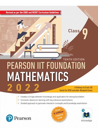 Pearson IIT Foundation Mathematics Class 9| 2022 Edition| By Pearson - pzsku/ZADC96D51B276451E94C1Z/45/1749823403/b04a43f6-cf4c-4ff2-8500-b43f4b51e840
