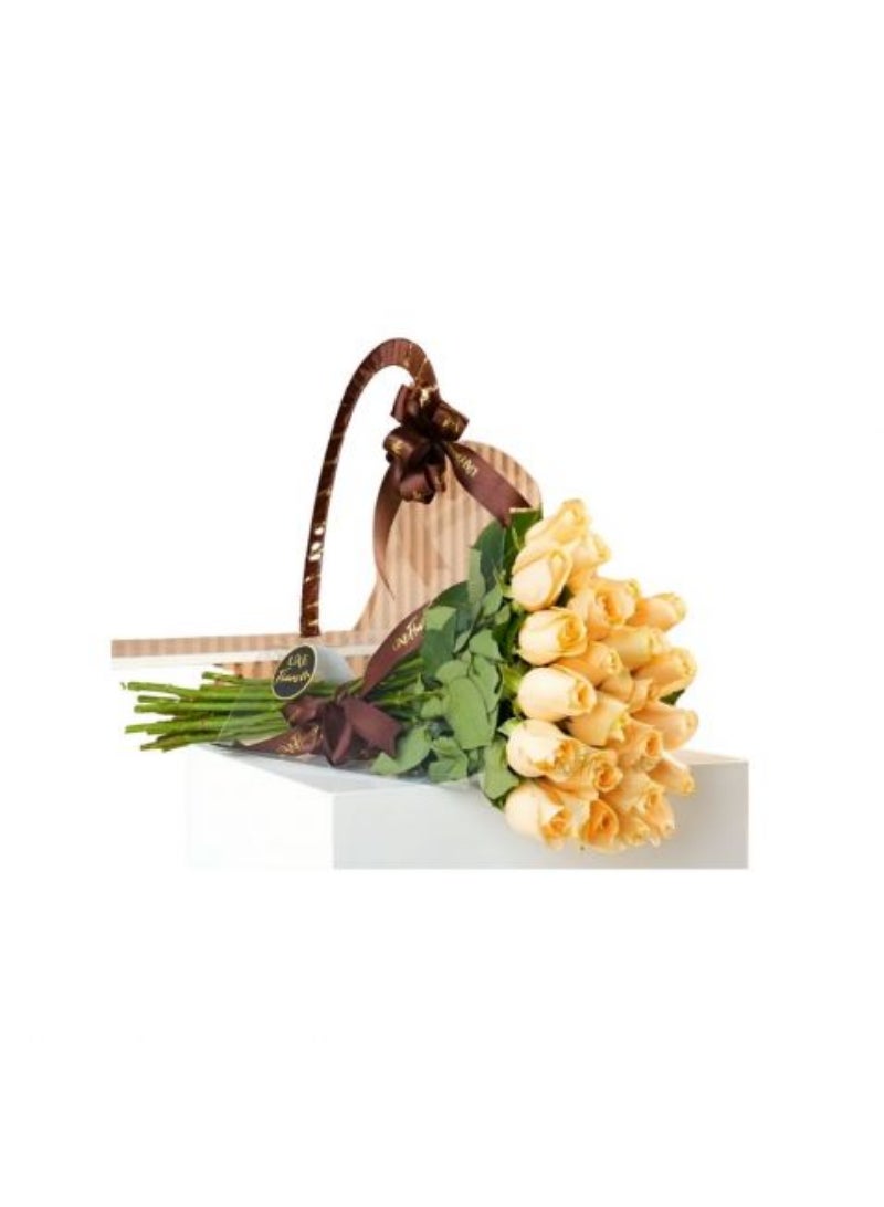 Generic Peach Roses Bag