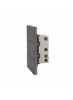 Donmarco 3 Gang 1 Way Momentary Switch – Ultra Thin Premium Plastic Material, Modern & Durable, Fire-Resistant Electric Switch, 15-Year Warranty, Wall Switch for Home and Office (Matt Grey)  - Image 3