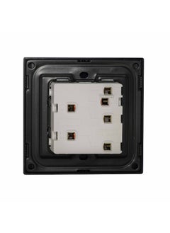 Donmarco 3 Gang 1 Way Momentary Switch – Ultra Thin Premium Plastic Material, Modern & Durable, Fire-Resistant Electric Switch, 15-Year Warranty, Wall Switch for Home and Office (Matt Grey)  - Image 4