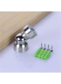 Cucumis Stainless Steel Door Magnetic Door Stopper Bedroom Door Ultra Mini 2Pieces  - Image 2