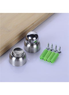 Cucumis Stainless Steel Door Magnetic Door Stopper Bedroom Door Ultra Mini 2Pieces  - Image 5