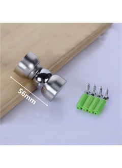Cucumis Stainless Steel Door Magnetic Door Stopper Bedroom Door Ultra Mini 2Pieces  - Image 3