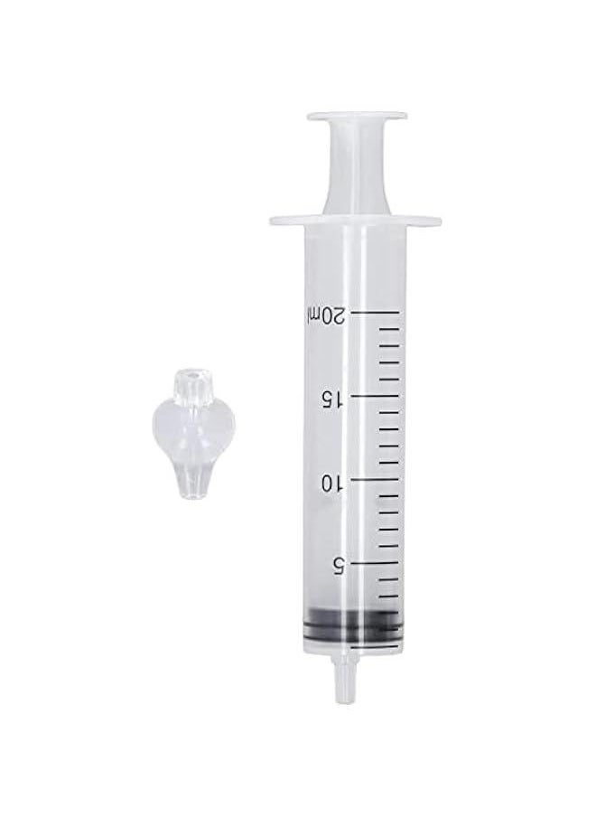 Gonice Infant Nose Cleaner, Silicone Tip Syringe Nasal Irrigator Easy Carry Rinsing Tool Lightweight for Nose Nursing (20ml)  - Image 5