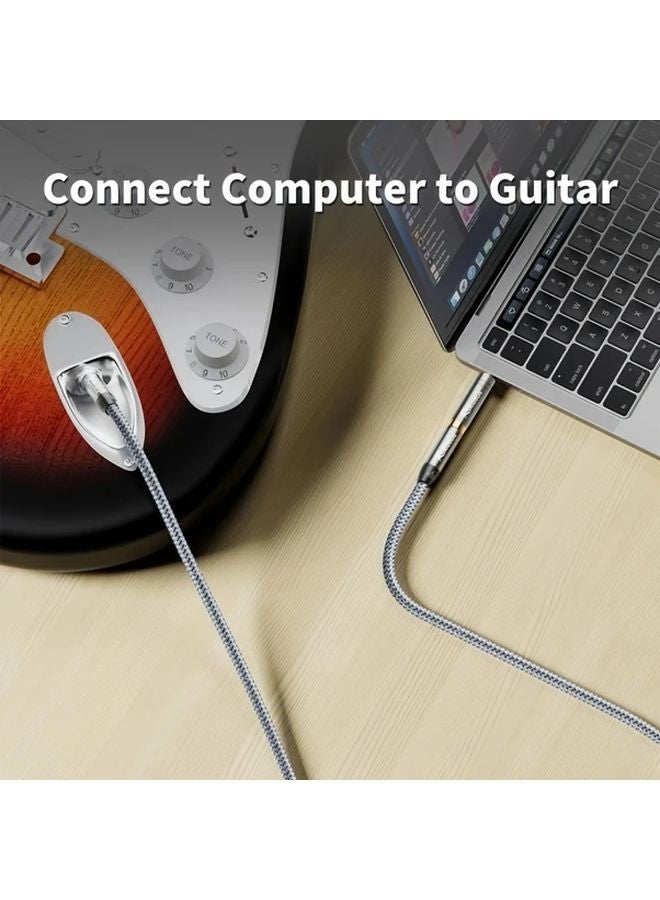 ريكسون ٢ قطعة محول مذهب من ٣.٥ ملم إلى ٦.٥ ملم مزود بميزة تقليل الضوضاء بلون رمادي معدني - Image 3