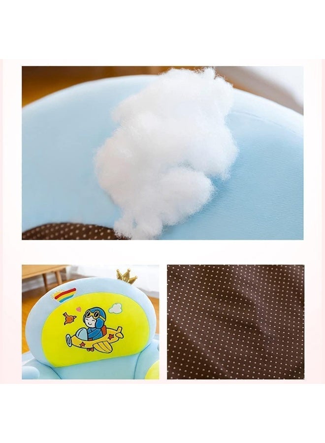 MostNow Baby Support Seat, Baby Seat Learning to Sit Sofa Chair, Soft Plush Cartoon Animals Sitting Chair Learning to Sit Cushion Seats for Infants - Image 5