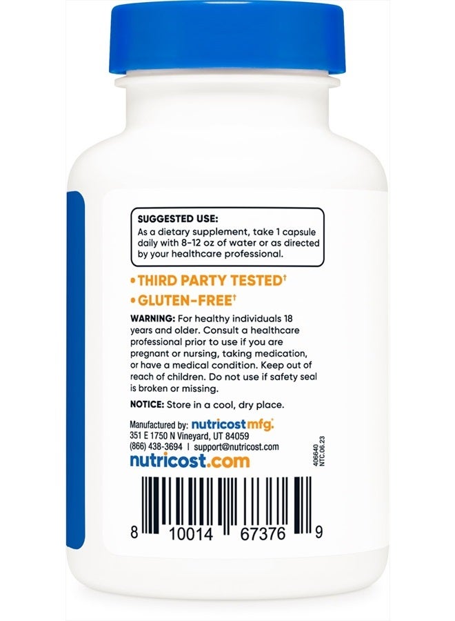 Nutricost Benfotiamine Fat Soluble Vitamin B1, 300 MG - 90 Capsules - Image 3