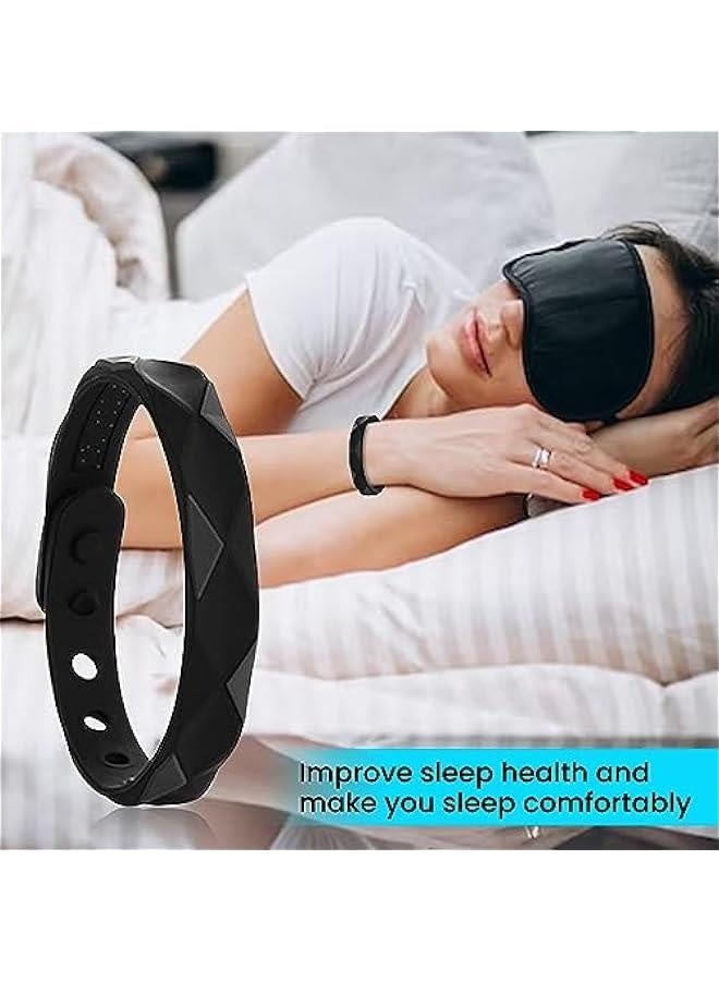 Bukela Universal Adjustable Anti-static Wristband Silicone Waterproof Anti-static Silicone Sports Bracelet for Men and Women (Black) - Image 4