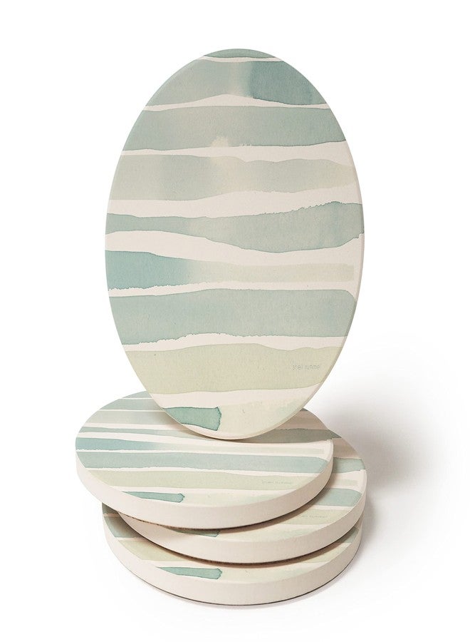 CoasterStone Shell Rummel CoasterStone Watercolor Brushstrokes Coasters - Image 1