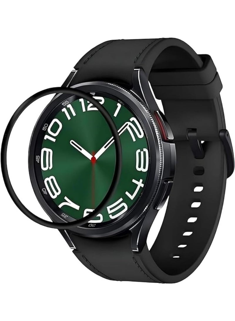 واقي شاشة لساعة سامسونج 7 مقاس 44 مم، فيلم حماية ثلاثي الأبعاد منحني بحواف ناعمة [مضاد للخدش] [خالٍ من الفقاعات] [مقاوم للكسر للغاية] [حساس للغاية] (ليس زجاجًا) - Image 1