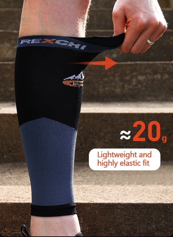 GROIC Calf Compression Sleeves,Leg Sleeve -Leg Socks Brace For Running, Cycling, Travel for Leg Cramp Relief, Varicose Veins  - Image 3