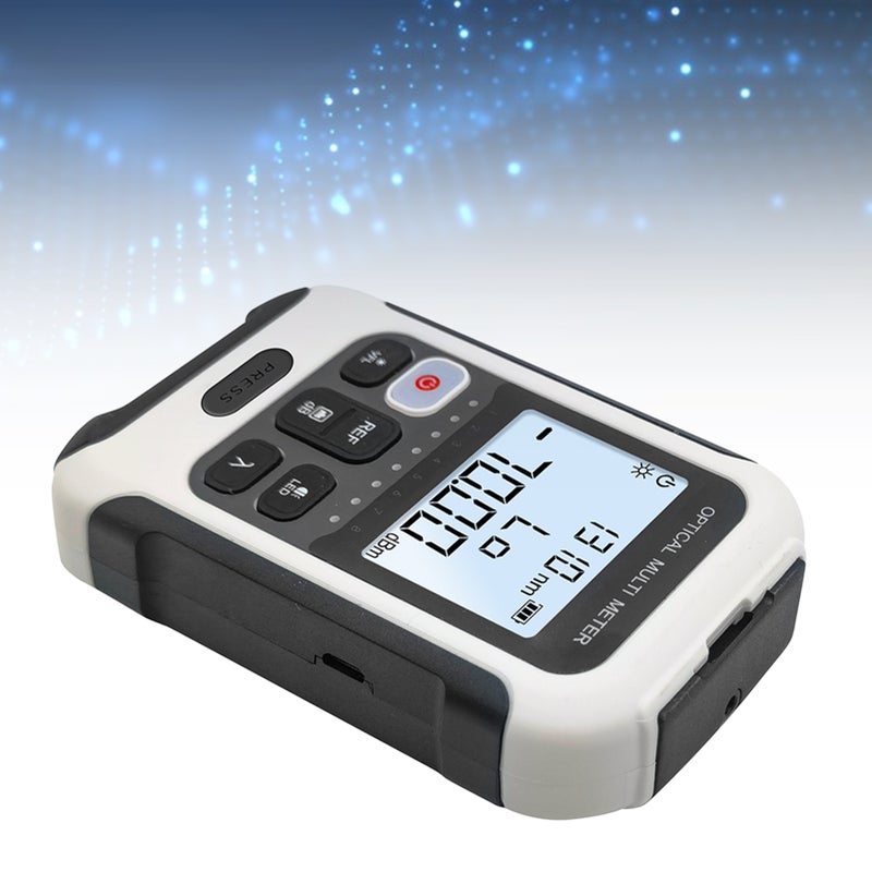 Handheld Optical Multimeter High Accuracy Rechargeable Optical Power Meter Fiber Optic Tester ‑50 to +26dBm TM570AL V15 15MW(Output Power 15MW) - Image 5