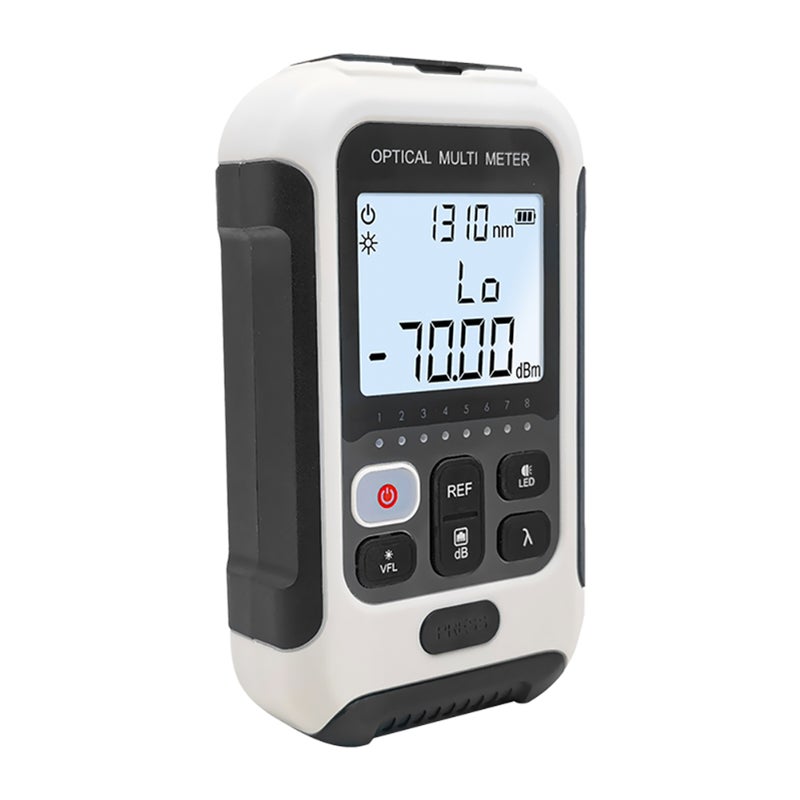 Handheld Optical Multimeter High Accuracy Rechargeable Optical Power Meter Fiber Optic Tester ‑50 to +26dBm TM570AL V15 15MW(Output Power 15MW) - Image 4