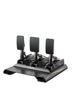 Moza Moza Racing CRP V2 Load Cell Pedals – 3-Pedal Set with 100kg Brake Force, CNC Aluminum Construction, Adjustable Positions, Compatible with Moza Ecosystem for PC Sim Racing  - Image 1