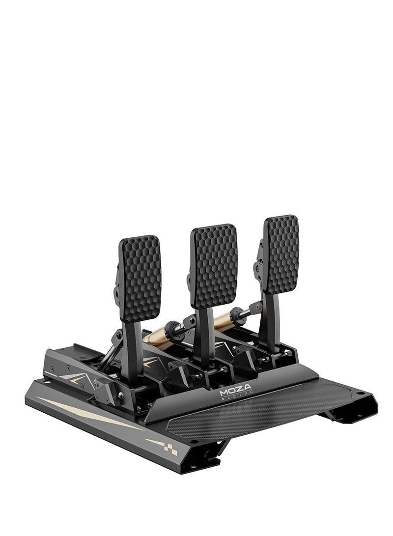 Moza Moza Racing CRP V2 Load Cell Pedals – 3-Pedal Set with 100kg Brake Force, CNC Aluminum Construction, Adjustable Positions, Compatible with Moza Ecosystem for PC Sim Racing  - Image 3