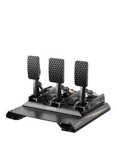 Moza Moza Racing CRP V2 Load Cell Pedals – 3-Pedal Set with 100kg Brake Force, CNC Aluminum Construction, Adjustable Positions, Compatible with Moza Ecosystem for PC Sim Racing  - Image 2