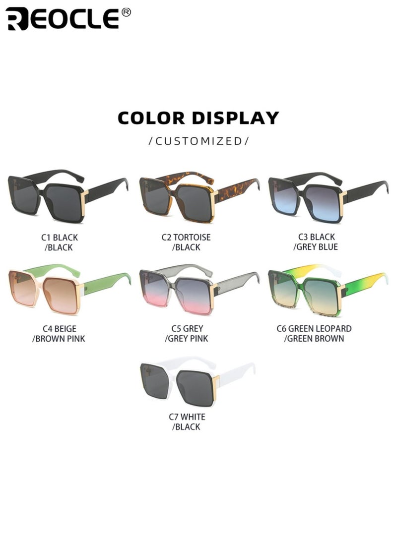 ريوكل أزياء نسائية ذات إطار كبير الديكور نظارات مجموعة تصميم أنيق مع تفاصيل مزخرفة لحفلات الرقص الصيفية ومناسبات الأعياد وهدايا المناسبات الخاصة - Image 5