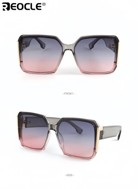 أزياء نسائية ذات إطار كبير الديكور نظارات مجموعة تصميم أنيق مع تفاصيل مزخرفة لحفلات الرقص الصيفية ومناسبات الأعياد وهدايا المناسبات الخاصة