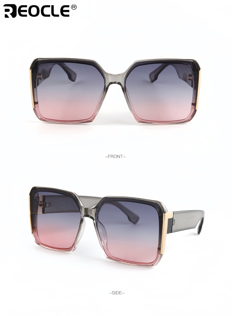 ريوكل أزياء نسائية ذات إطار كبير الديكور نظارات مجموعة تصميم أنيق مع تفاصيل مزخرفة لحفلات الرقص الصيفية ومناسبات الأعياد وهدايا المناسبات الخاصة - Image 1