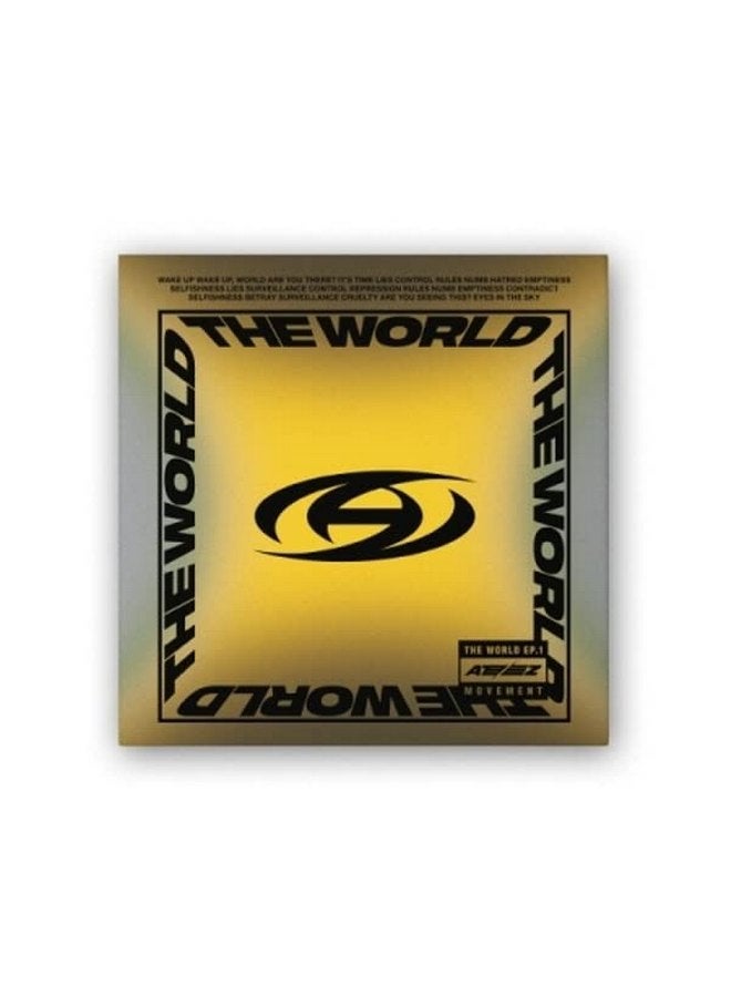 DREAMUS ATEEZ The World EP.1 : Movement Album Diary Version CD+1p Folding Lyrics Poster On Pack+72p Photobooklet+1ea Sticker+1p ID Card+1p PhotoCard+Tracking Sealed - Image 1