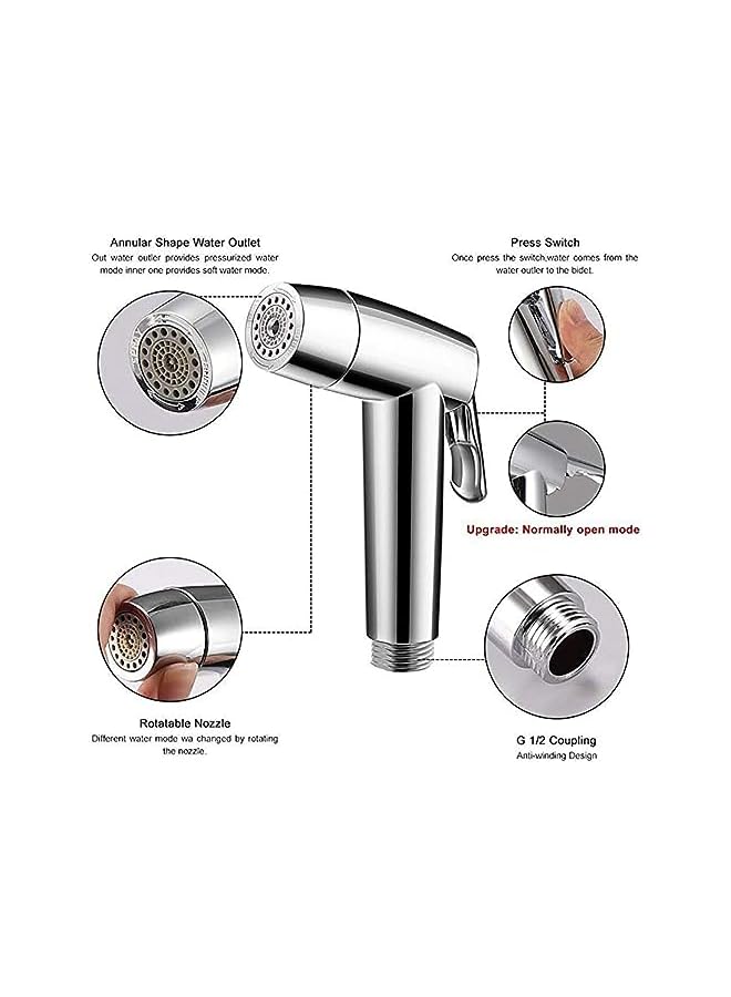 The Bros Easy Install Hand Held Bidet Sprays Multipurpose ABS Bathroom Bidet Sprayer Simple Use For Enhances Person. - Image 2