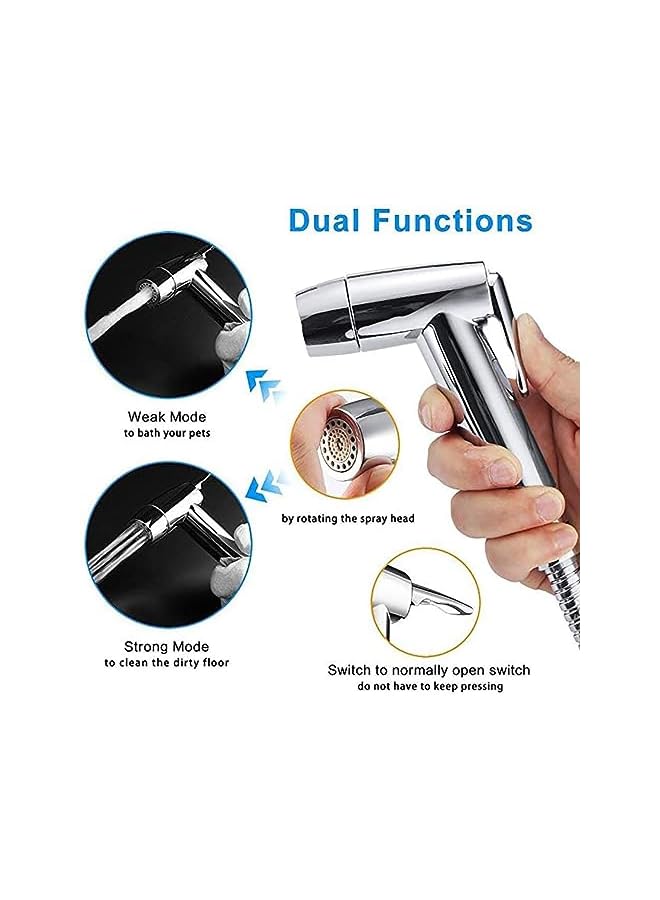 The Bros Easy Install Hand Held Bidet Sprays Multipurpose ABS Bathroom Bidet Sprayer Simple Use For Enhances Person. - Image 3