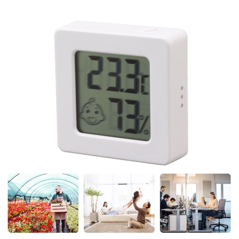 Mini Hygrometer Thermometer High Accuracy Compact Portable Digital Temperature Humidity Gauge Meter for Home Kitchen - Image 3