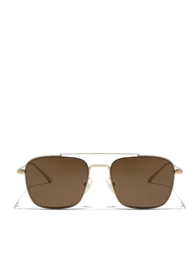30Sundays VALIANT Men Brown Sunglasses - Frame Material: Metal - Lens Color: Brown- Frame Color: Gold - Full Rim