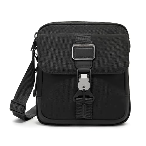 TUMI - Alpha Bravo Junior Crossbody - Premium Crossbody Bag - Small Bag for Everyday or Travel - 9.5" X 8.8" X 2.8" - Black - Image 1