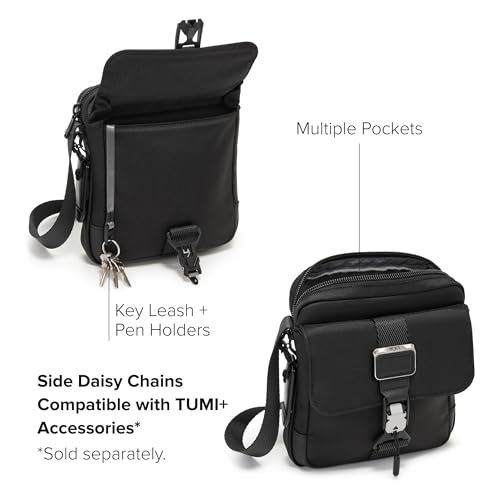 TUMI - Alpha Bravo Junior Crossbody - Premium Crossbody Bag - Small Bag for Everyday or Travel - 9.5" X 8.8" X 2.8" - Black - Image 3