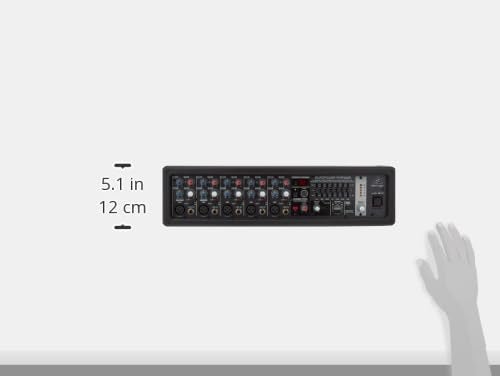 behringer خلاط بيهرينجر يوروباور PMP550M بقوة 500 واط و5 قنوات مع معالج متعدد التأثيرات من كلارك تيكنيك، ونظام كشف التغذية الراجعة FBQ وخيار لاسلكي - Image 3