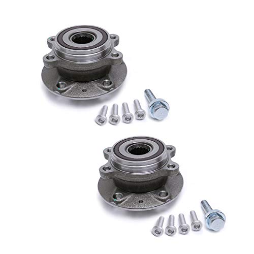 FKG 513253 Front Wheel Bearing Hub Assembly For 08-14 TT, 09-17 VW Tiguan, 06-17 Passat, 05-13 Jetta, 06-14 VW GTI, 12-14 Golf, 09-17 VW CC, 12-17 Beetle, 06-13 A3 Quattro, With Kit Set of 2 - Image 1
