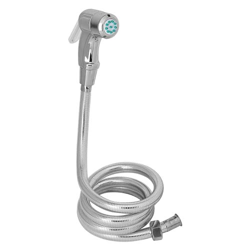 Hindware F160013CP Plastic Health Faucet with PVC Flexible Tube and Wall Hook, Jet Spray for Toilet - Image 1