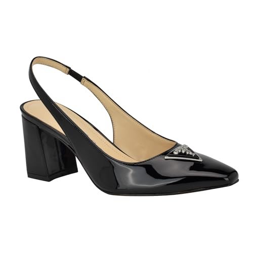 Guess Women's Valinda Pump, Black Patent 002, 6.5 - Image 1