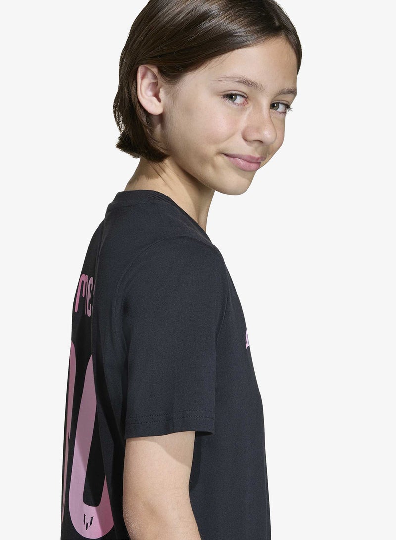 Adidas Youth Messi Name And Number Graphic T-Shirt - Image 4